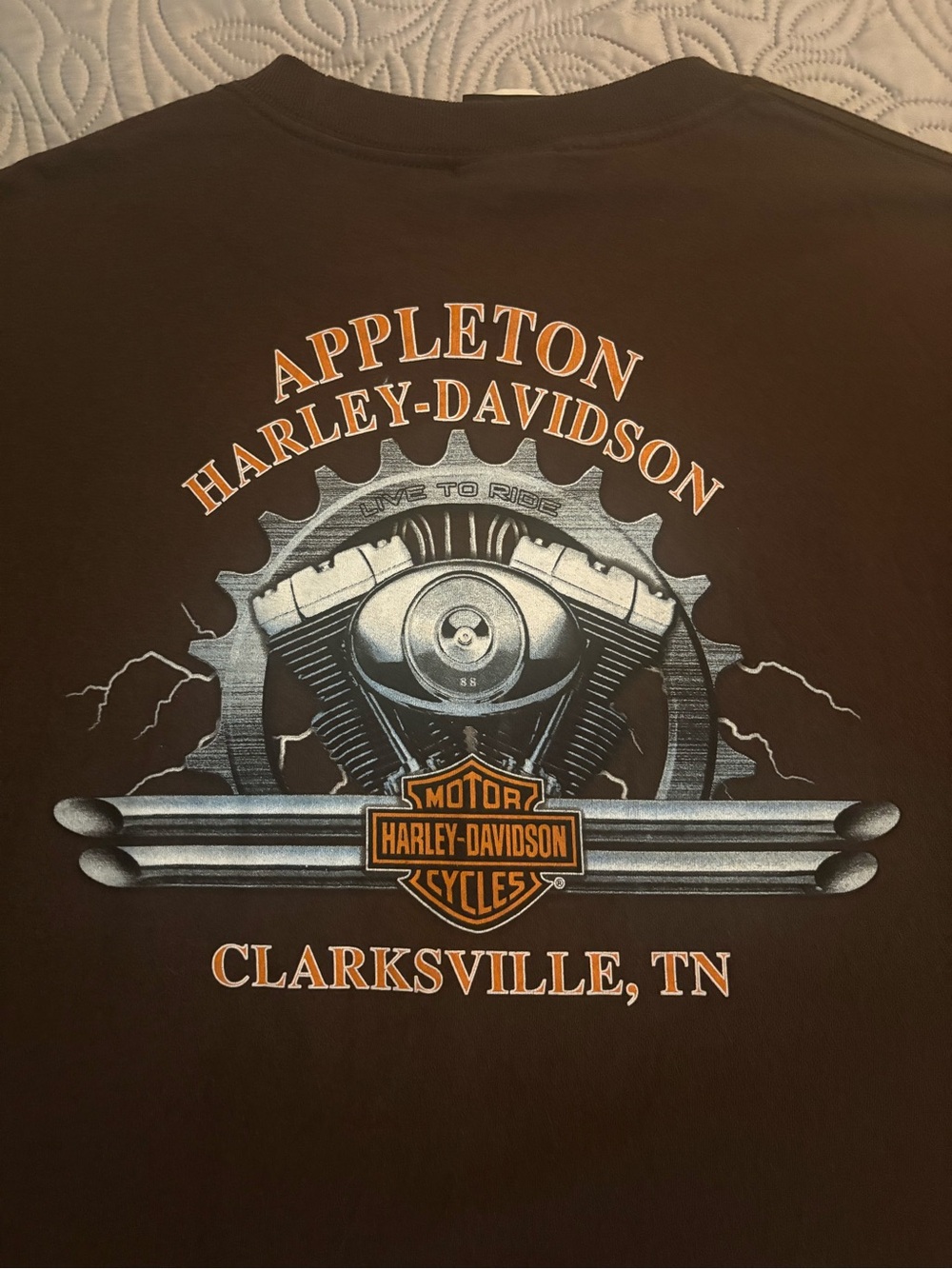 Appleton Harley-Davidson- Clarksville, TN TShirt - Picture 6 of 6